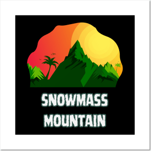 Snowmass Mountain Posters and Art